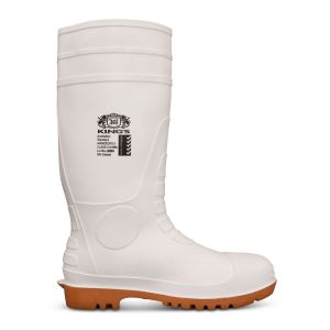 King's White Safety Gumboot