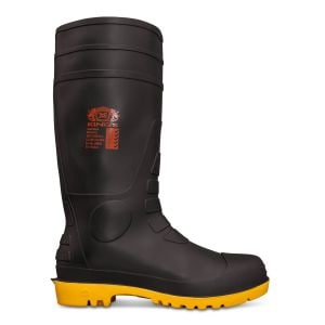 King's Black Safety Gumboot With Penetration Protection